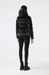 MACKAGE Madalyn-GLO High-Gloss Down Jacket with Removable Hood - Gravity NYC
